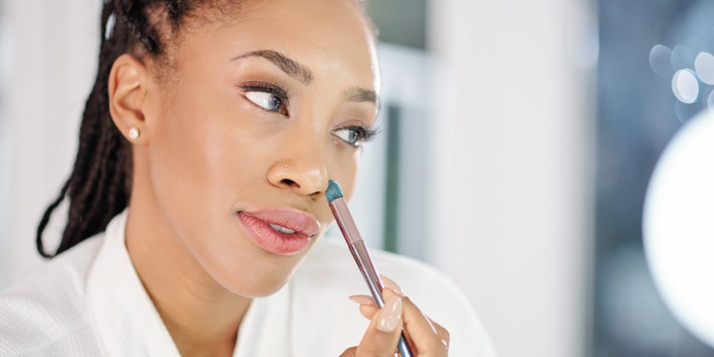 Apply concealer around the nose 1024x512 - How To Apply A Concealer Like A Pro: 7 Steps Guide