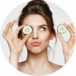 3 2. Cucumbers min 150x150 - Natural Cures For Dark Circles Under The Eyes