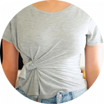 5 How to make a T shirt knot at the waist  min 150x150 - How To Tie Your T-Shirt In A Knot: Comprehensive Guide