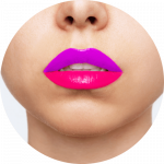 multicolored lips