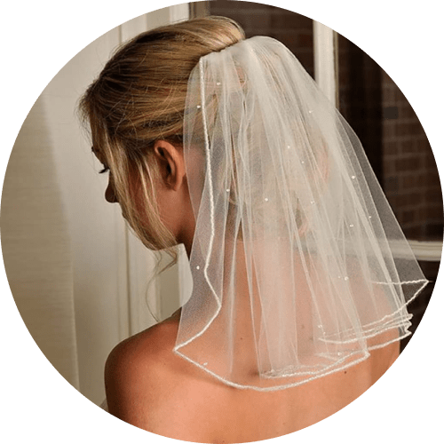 6 Short Veil min - Best Bridal Hair Accessories in 2023