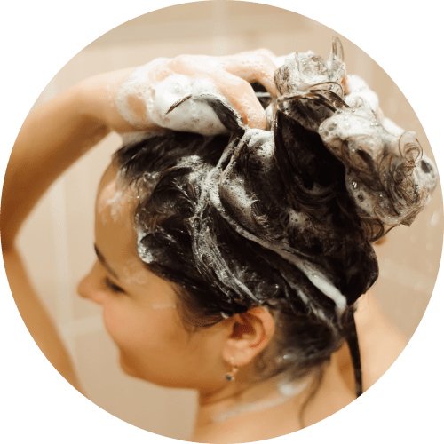 9 Rinse and Shampoo min - How to Use Rosemary Oil for Hair Growth